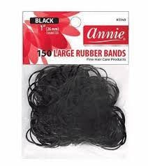 Large Black rubber bands 150