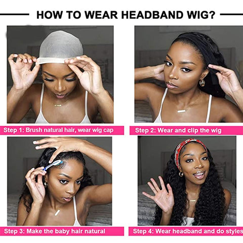 Headband wigs